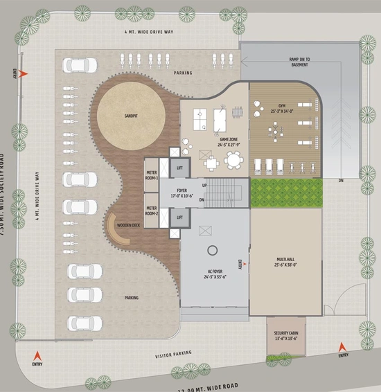 Master Plan of Kalp Kalpvruksh Meadows in Paldi, Ahmedabad - Image 96993