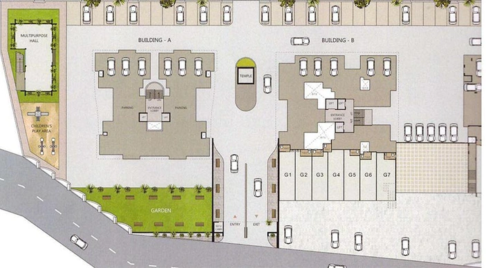 Master Plan of JMS Bilvam Heights in Pal Gam, Surat - Image 175015