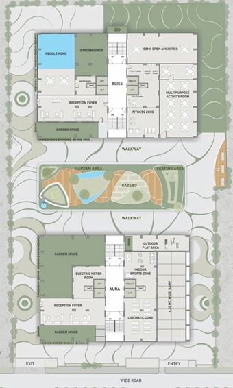 Master Plan of Sanghavi Manor Ananda in Ambli, Ahmedabad - Image 97013