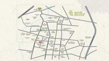 Location of Aakshar Royal Relexa - Image 97627