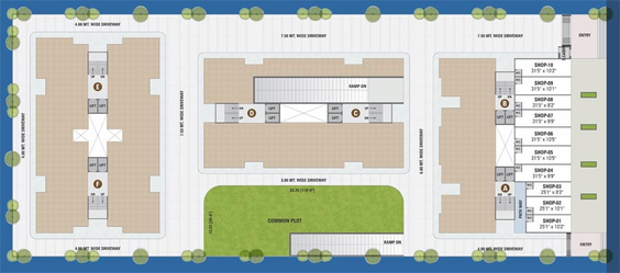 Master Plan of Shreedhar Sky in Vastral, Ahmedabad - Image 97693