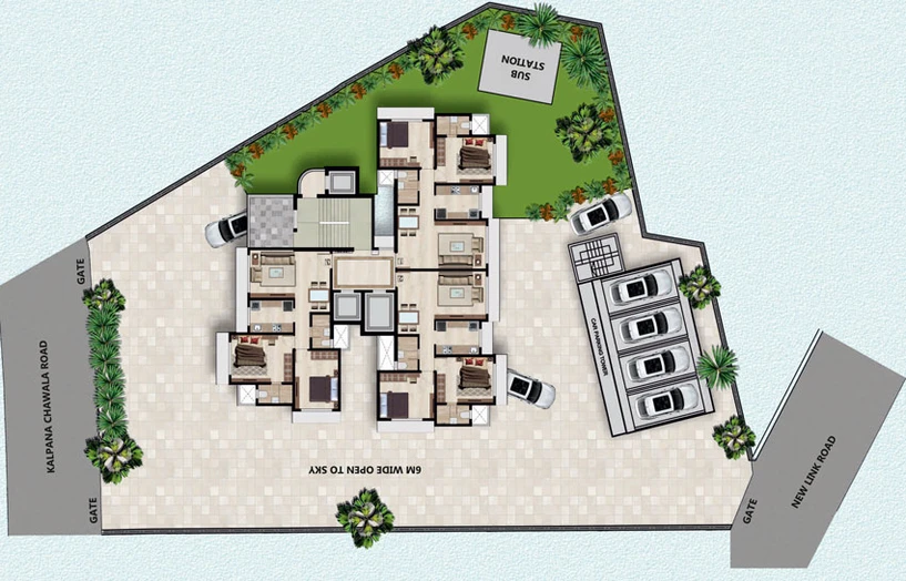 Master Plan of Shivoham Avyukta Breeze in Borivali West, Mumbai - Image 27869