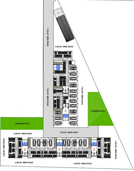 Master Plan of Shreedhar Vihar in Vastral, Ahmedabad - Image 97943