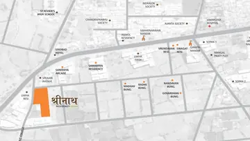 Location of Shreenath Residency - Image 97089