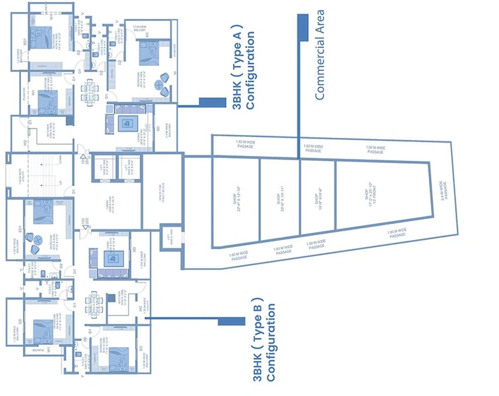 Floor Plan of Pioneer Emerald in Jaitala, Nagpur - Image 166705