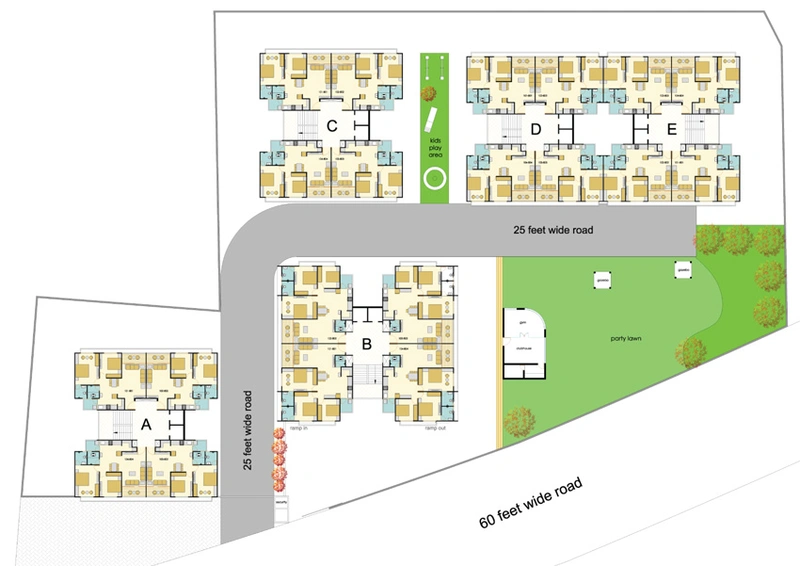 Master Plan of Bansari Greencity 2 in Sector 26, Gandhinagar - Image 97125