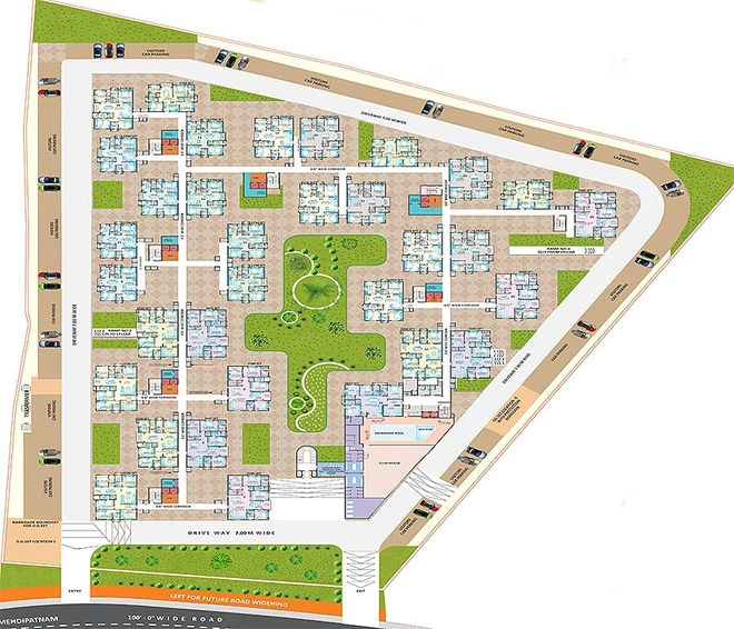 Master Plan of RDB Harmony in Gachibowli, Hyderabad - Image 171818