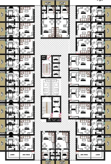Floor Plan of Sahithi Sitara in Gachibowli, Hyderabad - Image 171858