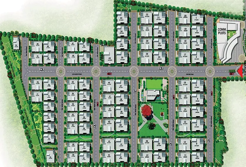 Master Plan of GSR Sri Shilpa in Mokila, Hyderabad - Image 172041