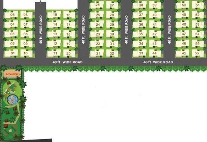 Master Plan of BricMor Lorena in Velimela, Hyderabad - Image 171898