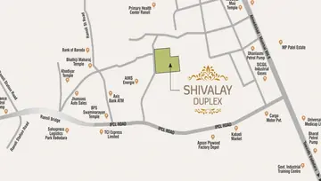 Location of Destination Shivalay Duplex - Image 97175