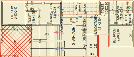 Floor Plan of Kothi Kedarnath Residency in Chhani, Vadodara - Image 97415