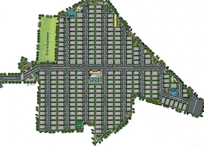 Master Plan of Siddharths Vihaan in Gagillapur, Hyderabad - Image 172006