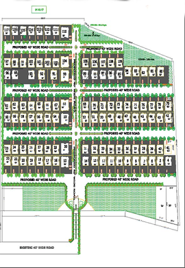 Master Plan of Lifestyle Westend Greens in Mokila, Hyderabad - Image 172176