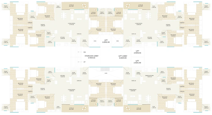 Floor Plan of MRR Empire Villa in Sama Savli Road, Vadodara - Image 97190