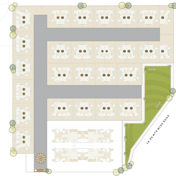 Master Plan of MRR Empire Villa in Sama Savli Road, Vadodara - Image 97191
