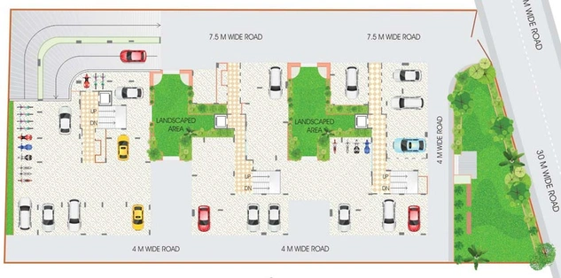Master Plan of Arjun Spacia in Sola, Ahmedabad - Image 97843