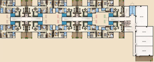 Floor Plan of Golechha Mangalam Shradha in Ganesh Peth, Nagpur - Image 167476