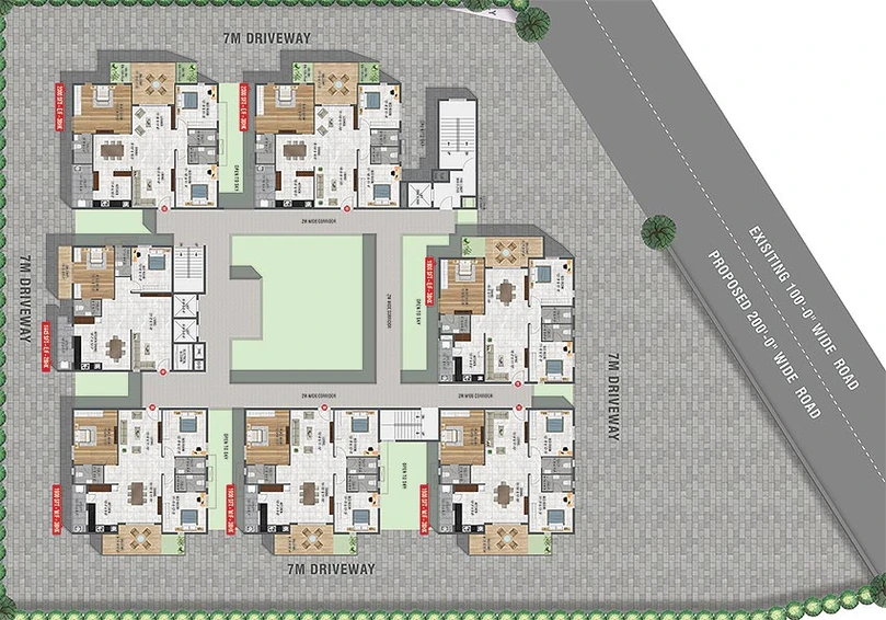 Master Plan of Risinia Scintilla in Bachupally, Hyderabad - Image 171840