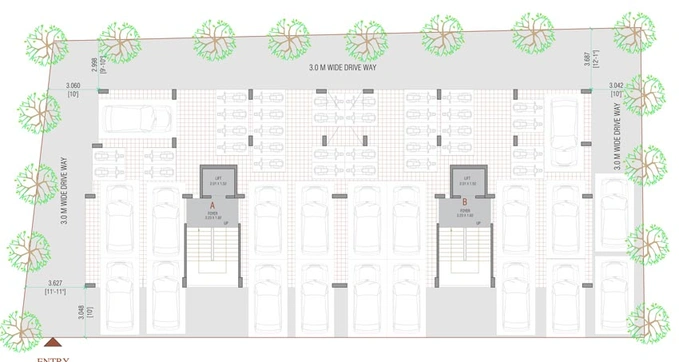 Master Plan of Dev Jaimini Apartment in Nava Vadaj, Ahmedabad - Image 97204