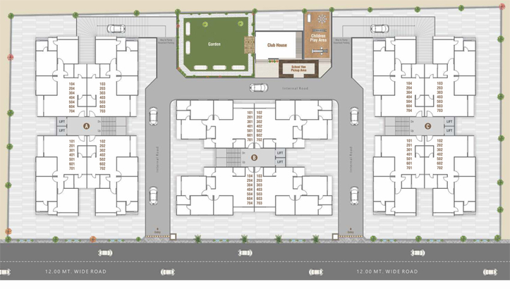 Master Plan of Shiv Sun Antilia in Harni, Vadodara - Image 97250