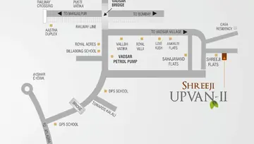 Location of Varshaben Shreeji Upvan - Image 97262
