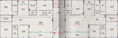 Floor Plan of Milestone Pristine in Vesu, Surat - Image 175777