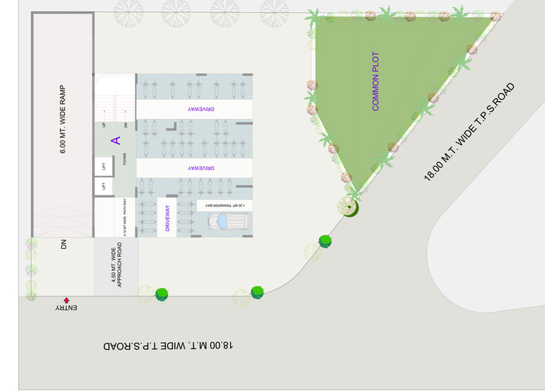 Master Plan of Shree Nob Hill Tower in Koba, Gandhinagar - Image 97284