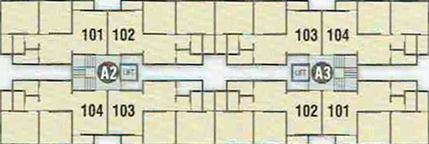 Floor Plan of Vishwas Opera Palace in Mota Varachha, Surat - Image 175672
