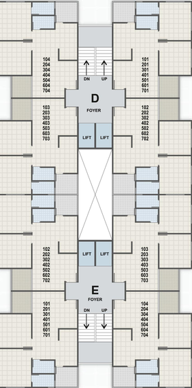 Floor Plan of Shreeji Pratishtha Hills in Nava Naroda, Ahmedabad - Image 97294