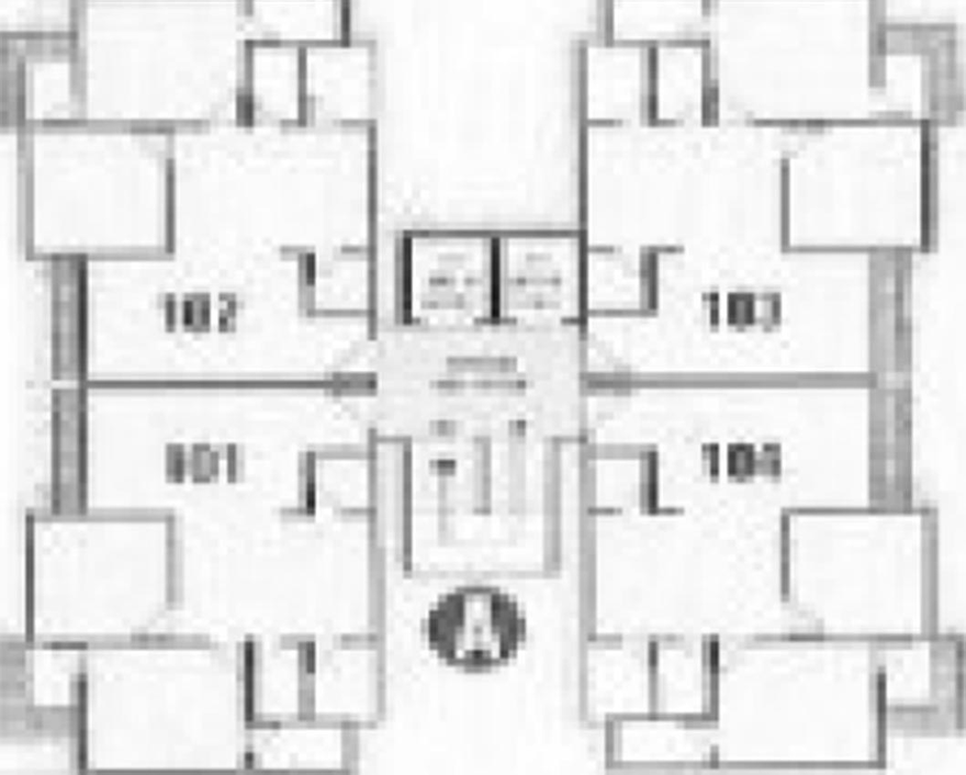 Floor Plan of Anjani Anmol Heights in Uttran, Surat - Image 176754