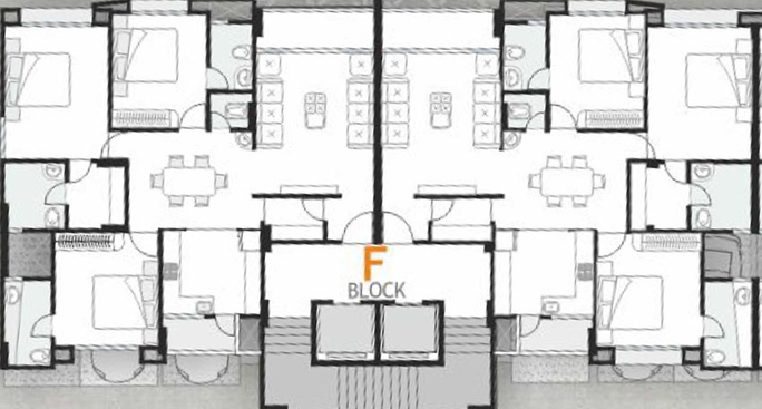 Floor Plan of Life Style And Ultimate in Adajan, Surat - Image 175584