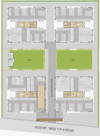 Master Plan of Labh Silicon Towers in Nikol, Ahmedabad - Image 97599