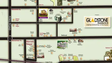 Location of Gladstone Shantiniketan - Image 169421