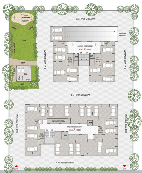 Master Plan of Status Ananta in Chandkheda, Ahmedabad - Image 97488