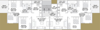 Floor Plan of Kosher Anandam in Somalwada, Nagpur - Image 167081