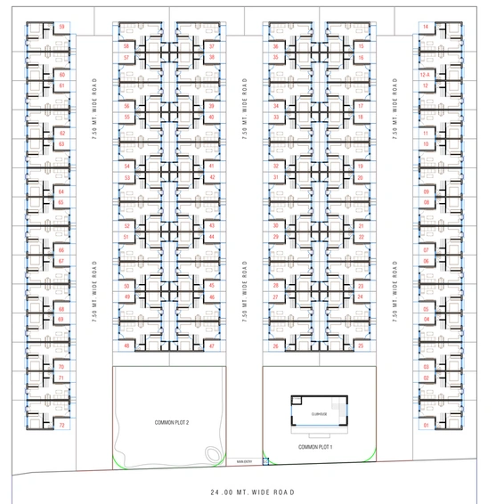 Master Plan of Shree Sentosa Royal in Dahegam, Gandhinagar - Image 97428