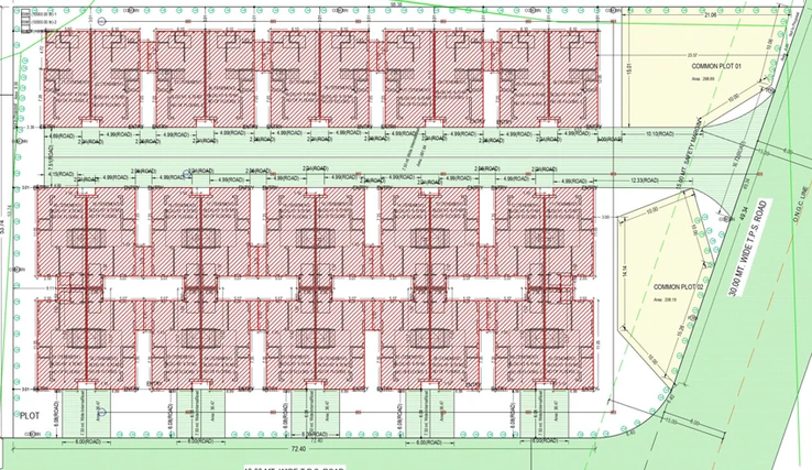 Master Plan of Khushi Pushpak Villa in Kalol, Gandhinagar - Image 97456