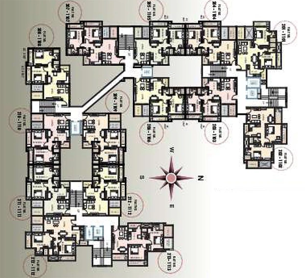 Floor Plan of Aarish Residency in Besa, Nagpur - Image 166783