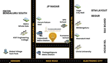 Location of Casagrand Casablanca - Image 98833