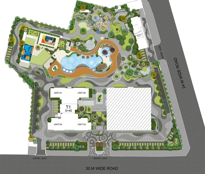 Master Plan of Experion Elements in Sector 45, Noida - Image 98846