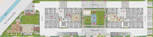 Master Plan of Sangini Terraza in Vesu, Surat - Image 180600