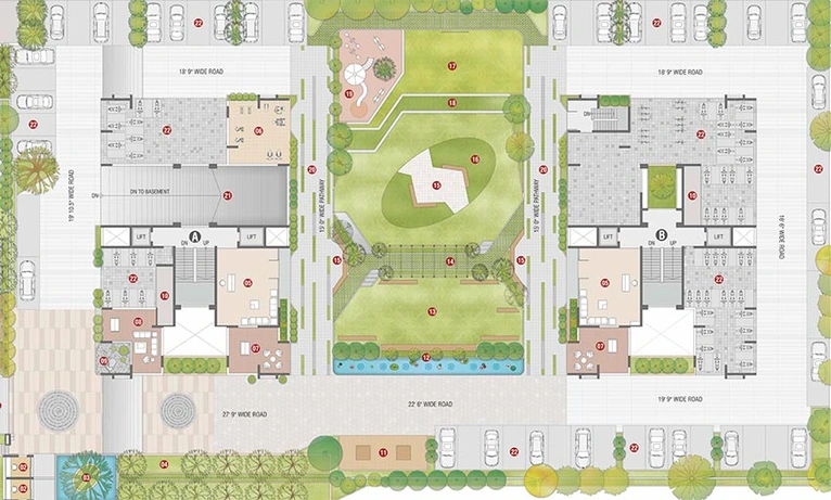 Master Plan of Shreepad Shivanta in Pal, Surat - Image 203905