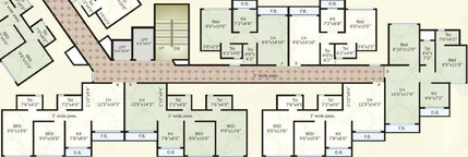Floor Plan of Armaan Lotus in Nalasopara East, Palghar - Image 17662