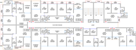 Floor Plan of Meghna Bliss in Kharghar, Navi Mumbai - Image 98412