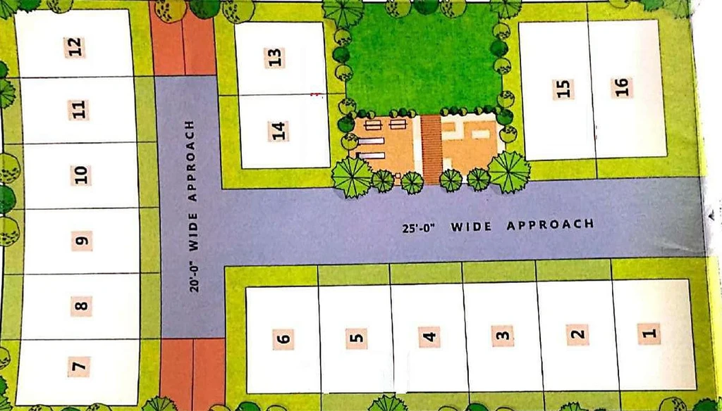 Master Plan of Evita Villas in Adajan, Surat - Image 174478