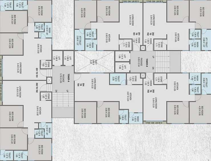 Floor Plan of Shiv Arcade in Kapurai, Vadodara - Image 194062