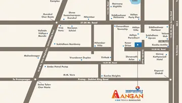 Location of Aaradhy Aangan - Image 103045