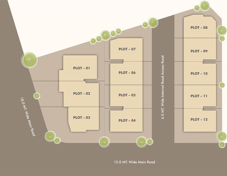 Master Plan of Aaradhy Aangan in Kapurai, Vadodara - Image 103046