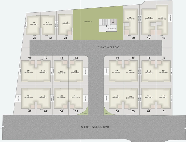 Master Plan of Shree Sharnam Serenity in Harni, Vadodara - Image 124639